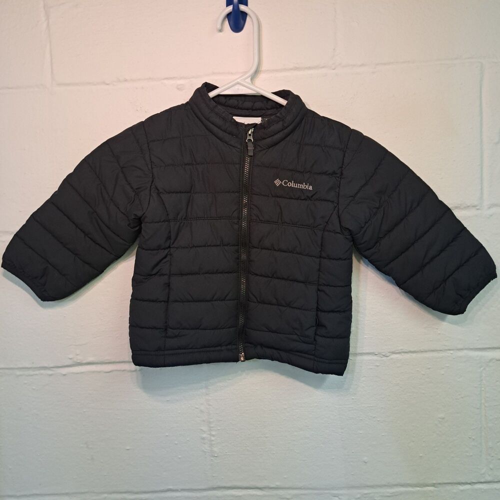 Columbia Boys Omni Tech Omni Heat Coat Jacket Size 2T Black